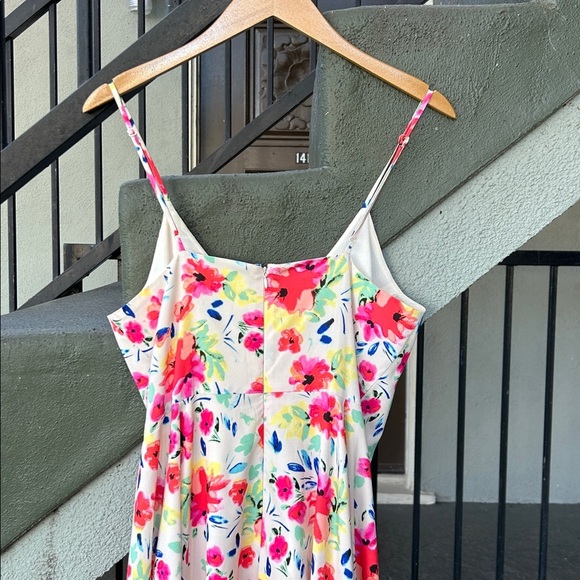 Yumi Kim Anthropologie Floral MidiDress Vacation Resortwear Spring Sz L - Picture 7 of 7